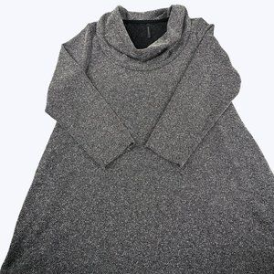 Match Point Women's Long Sweater Long Sleeve Cowl Neck Size Large Made In USA‎